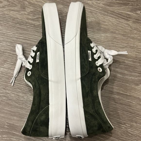 Vans Era Pig Suede Grape Leaf Green NWT Water-Repellent Skate Shoes M 9.5 / W 11 - Picture 4 of 8